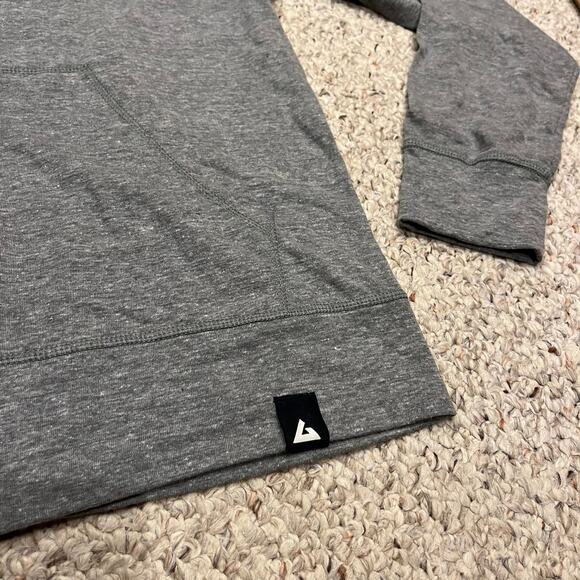 American Giant Women's Lightweight Full Zip Hoodie Sz M Gray Active Gym - Picture 3 of 6